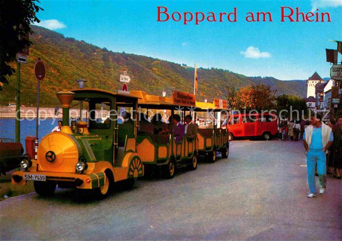 Boppard Rhein Bahn fuer Stadtrundfahrten