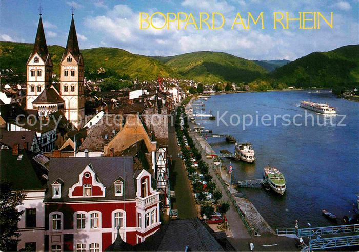 Boppard Rhein Rheinpanorama