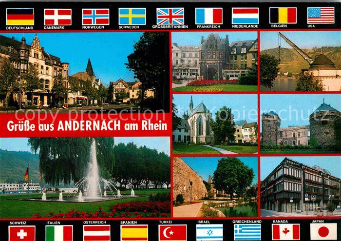Andernach Rhein Rheinland-Pfalz Ortspartien