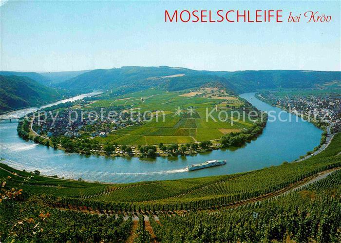 Kroev Mosel Fliegeraufnahme Moselschleife
