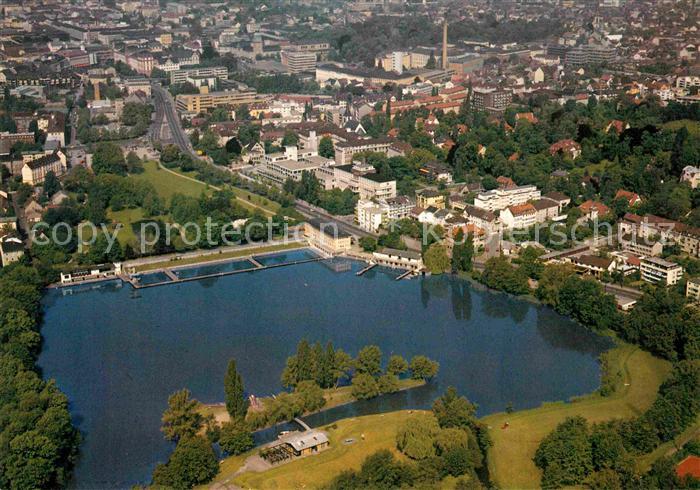 Darmstadt Fliegeraufnahme Am grossen Woog