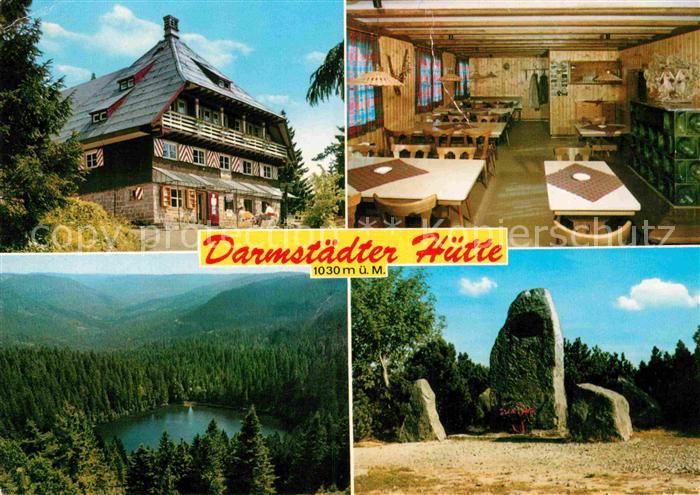Seebach Ortenaukreis Darmstaedter Huette bei Wildsee und Ruhestein