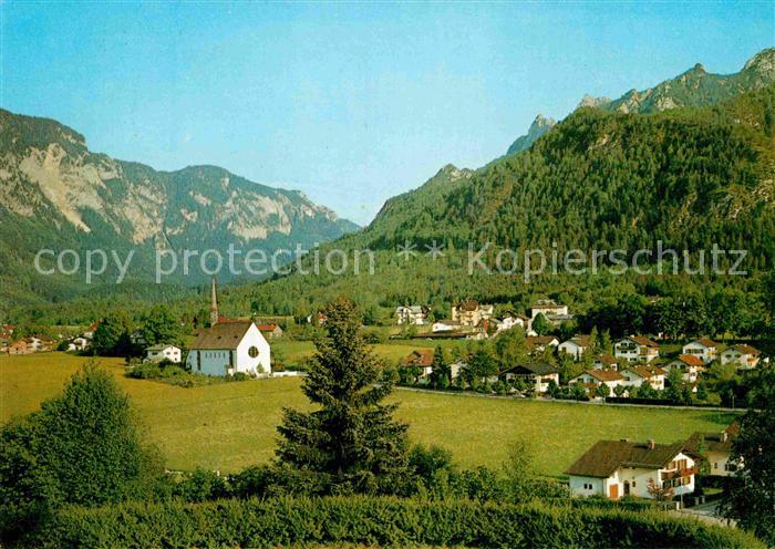 Bayerisch Gmain mit Untersberg und Lattengebirge
