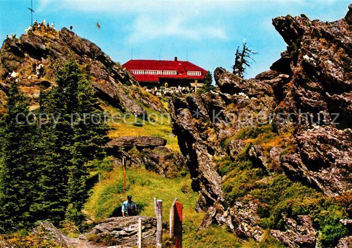 Bayerischer Wald Schutzhaus auf dem Grossen Osser