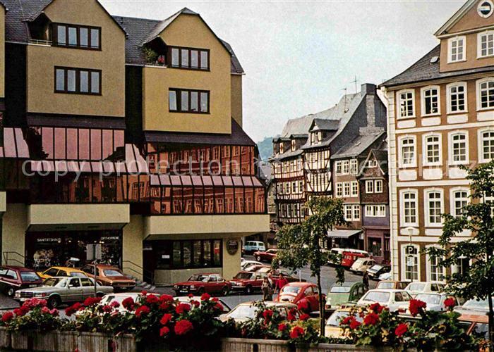 WETZLAR Lahn Hessen Dom-Platz Stauferhaus Fischmark Fachwerk