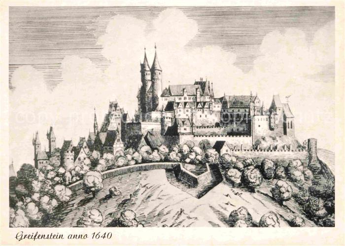 Greifenstein Hessen Stich von anno 1640