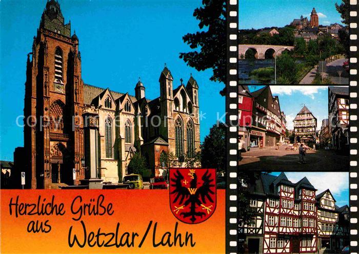 WETZLAR Lahn Hessen Dom Altstadt Lahnbruecke Eisenmark Jerusalemhaus