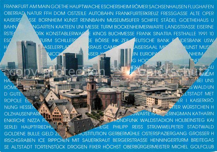 Frankfurt Main Fliegeraufnahme