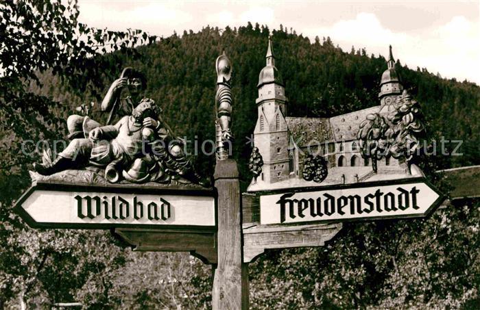 FREUDENSTADT BW Wegweiser