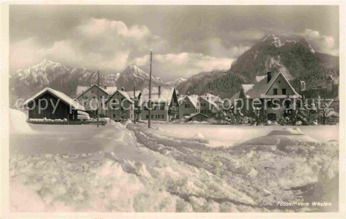 Fuessen Allgaeu Teilansicht