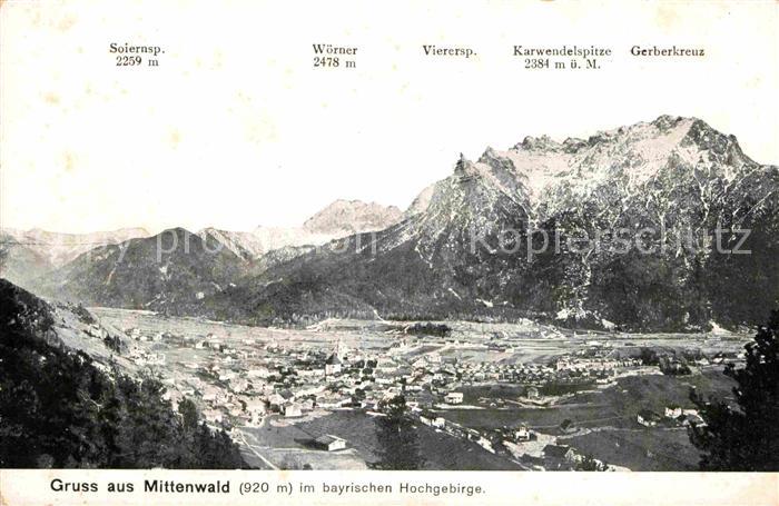 Mittenwald Bayern Panorama