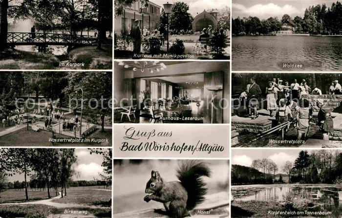 Bad Woerishofen Kurpark Wassertretplatz Birkenweg Waldsee Hansi