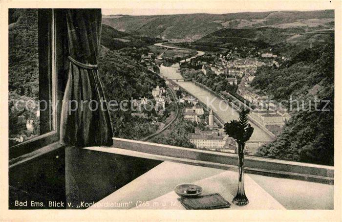 Bad Ems Blick vom Concordiaturm