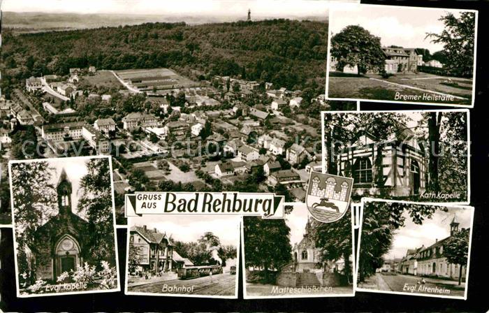 Bad Rehburg Bremer Heilstaette Katholische Kapelle Bahnhof Evangelische Kapelle