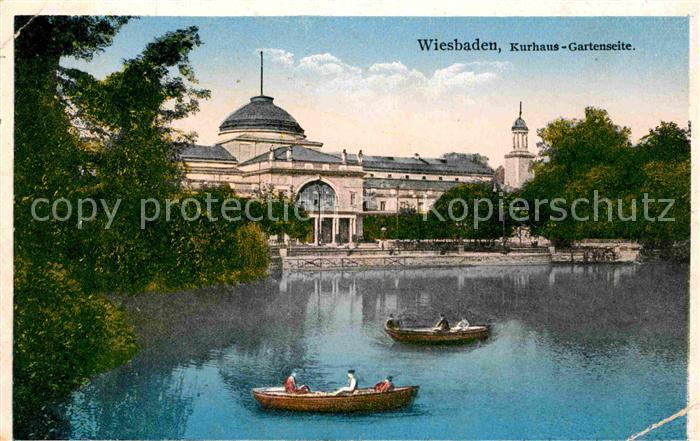 Wiesbaden Kurhaus Gartenseite