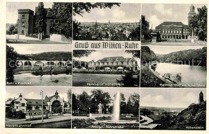 Witten Ruhr Haus Witten Ruhr Viadukt Hauptbahnhof Hoehenstein