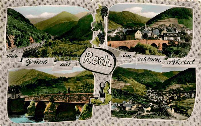 Rech Ahr Bruecke Kirche Teilansicht