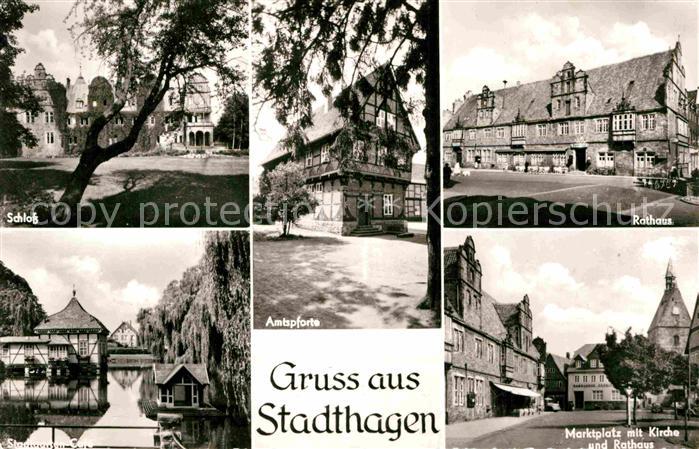 Stadthagen Rathaus Schloss Marktplatz Amtspforte