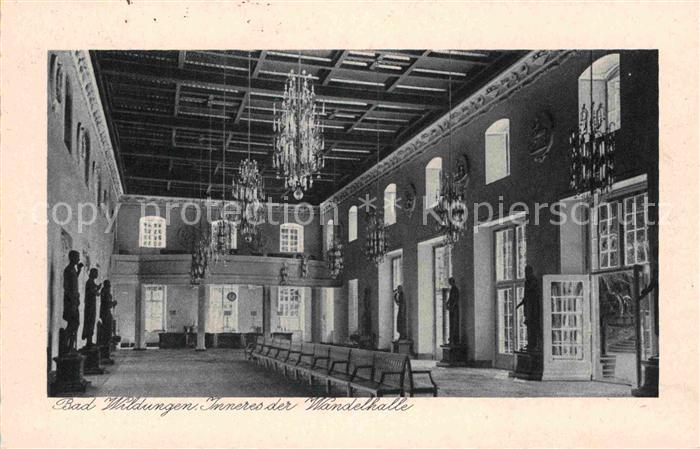 Bad Wildungen Inneres der Wandelhalle