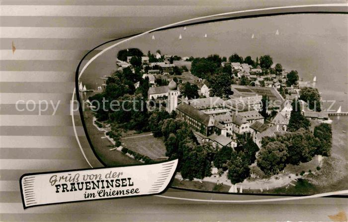 Fraueninsel Chiemsee Fliegeraufnahme