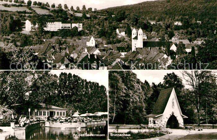 Bad Gandersheim Gesamtansicht Seeterrassen Brunnenhaus