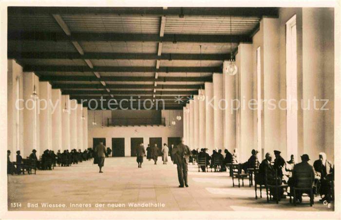 Bad Wiessee Inneres der Wandelhalle
