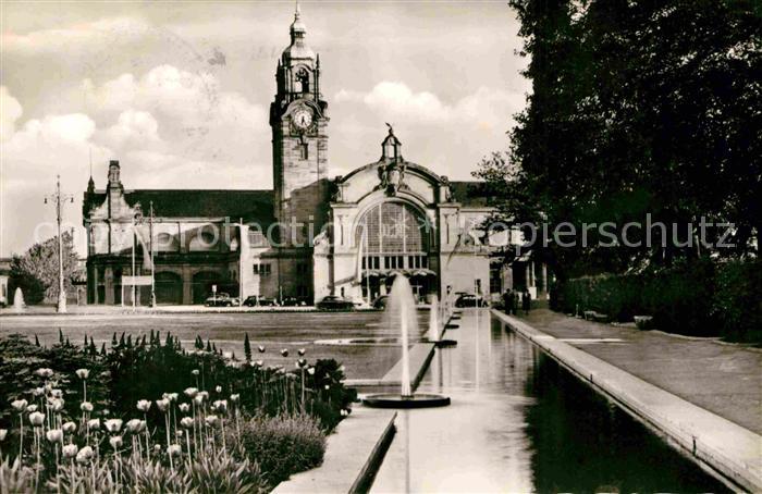 Wiesbaden Bahnhof Brunnenanlagen