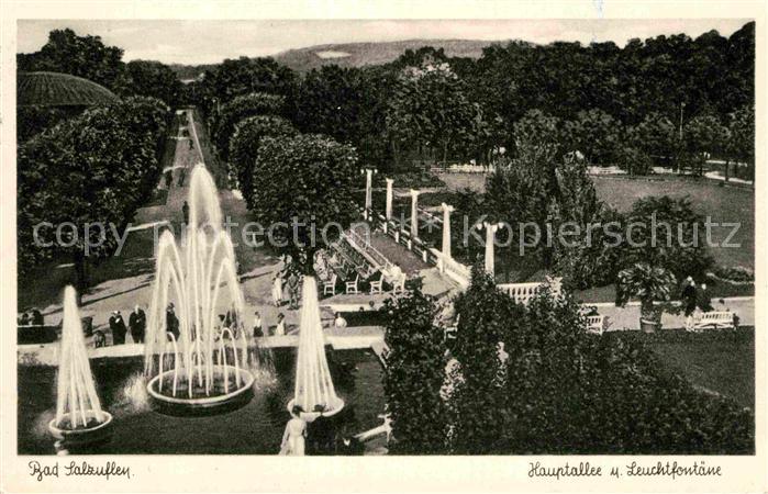 Bad Salzuflen Hauptallee Leuchtfontaene