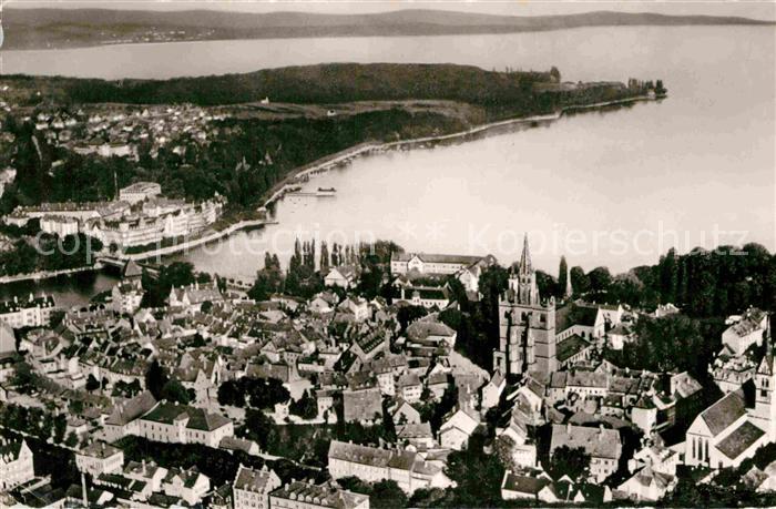Konstanz Bodensee Fliegeraufnahme Bucht Horn