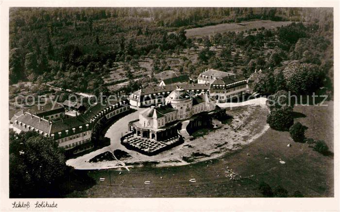 STUTTGART  CITY Fliegeraufnahme Schloss Solitude