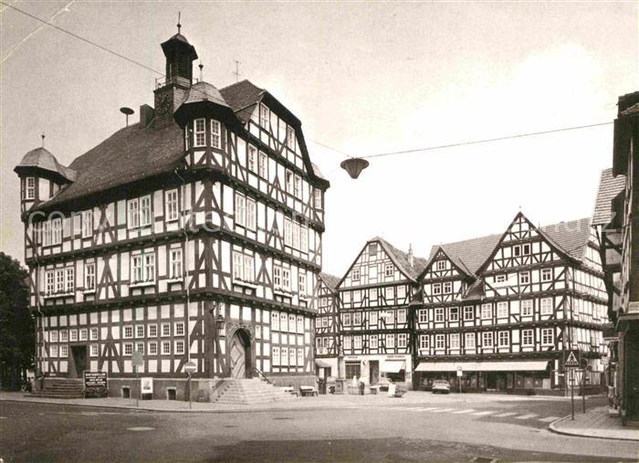 Melsungen Fulda Am Markt Fachwerk Rathaus