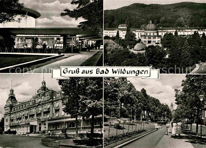 Bad Wildungen Ladenstrasse Badehotel Fuerstenhof Brunnenallee