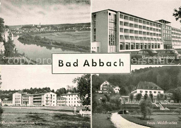 Bad Abbach Gesamtansicht Rheumakrankenhaus I+II Haus Waldfrieden
