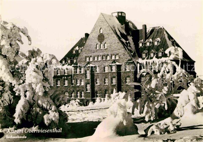 Oberwiesenthal Erzgebirge Sachsenbaude