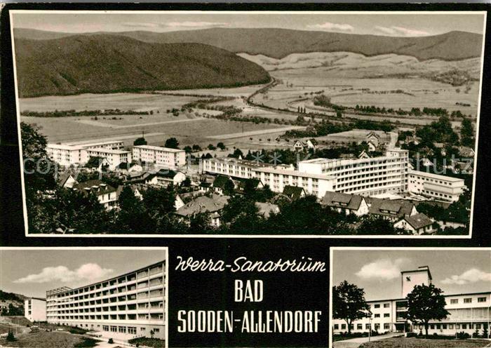 Bad Sooden-Allendorf Fliegeraufnahme Werra Sanatorium