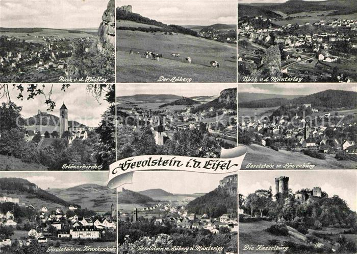 Gerolstein Erlöserkirche Kasselburg Krankenhaus