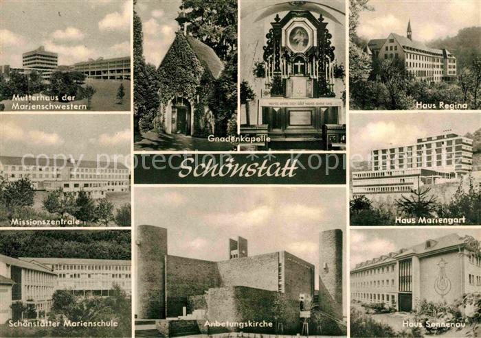 Schoenstatt Vallendar Gnadenkapelle Missionszentrale Haus Mariengart