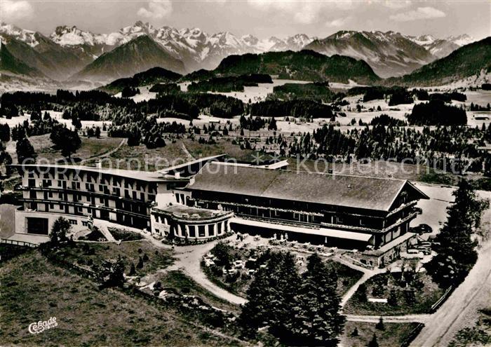 Sonthofen Oberallgaeu Kneippbad Sonnenalp Fliegeraufnahme