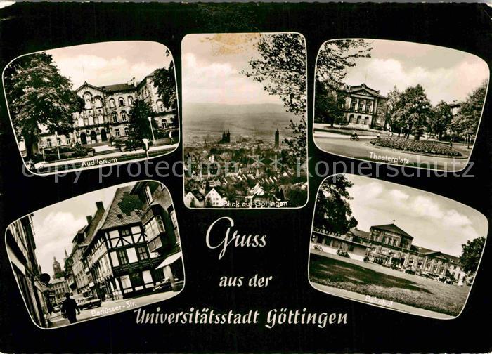 Goettingen Niedersachsen Theaterplatz Auditorium Barfuesser-Strasse