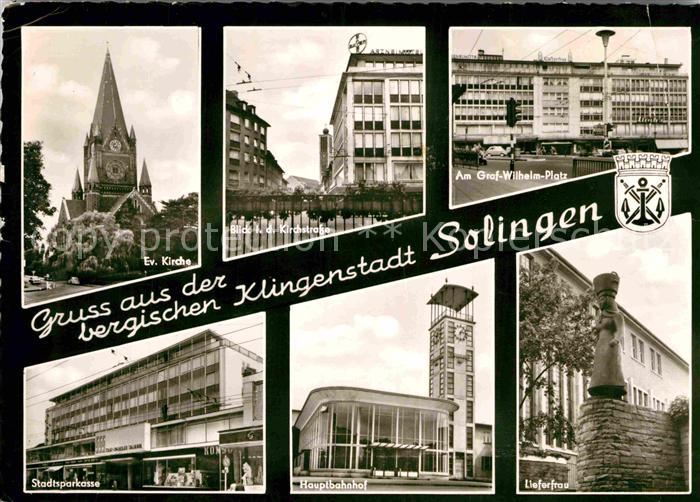 Solingen Kirchstrasse Graf Wilhelm-Platz Hauptbahnhof