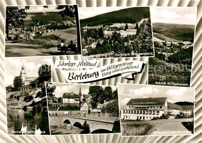 Berleburg Bad Schloss Wittgenstein Kriegsblinden-Kurheim