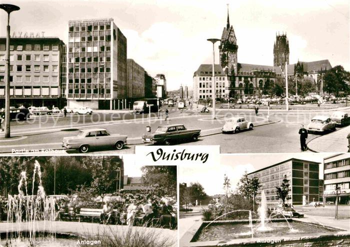 Duisburg Ruhr Rathaus Anlagen