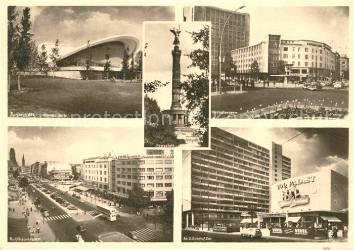 BERLIN  CITY Siegessaeule Kongresshalle