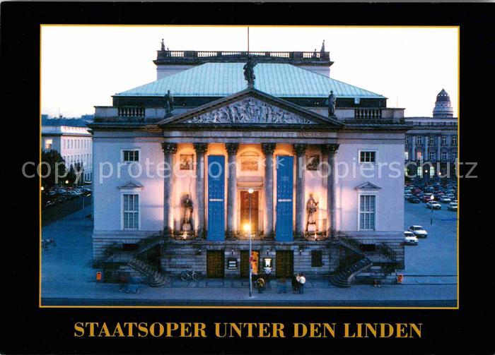 BERLIN  CITY Staatsoper Unter den Linden
