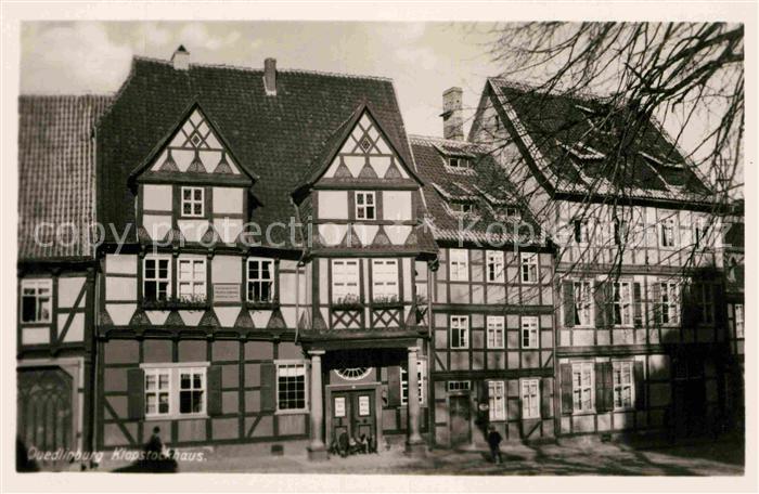 Quedlinburg Harz Klopstockhaus Fachwerk