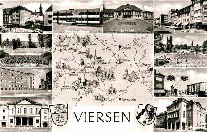 Viersen Casinogarten Hauptstrasse Lindenstrasse Festhalle