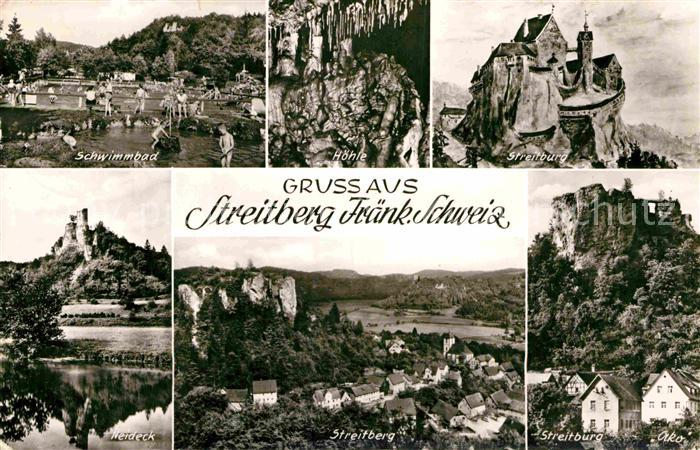 Streitberg Oberfranken Schwimmbad Streitburg Heideck