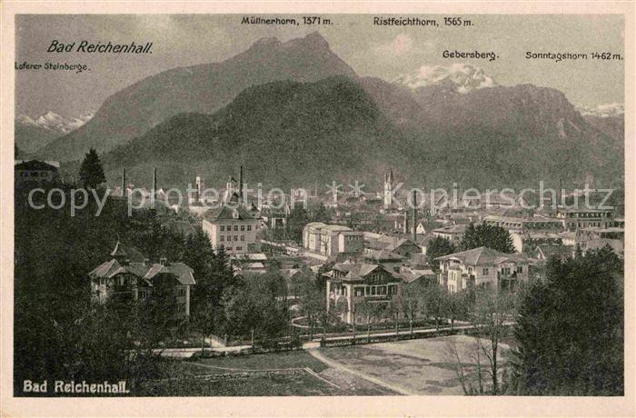 Bad Reichenhall Loferer Steinberge Muellnerhorn Sonntagshorn