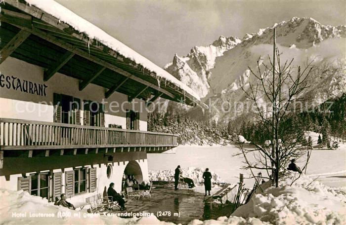 Mittenwald Bayern Hotel Lautersee Karwendel
