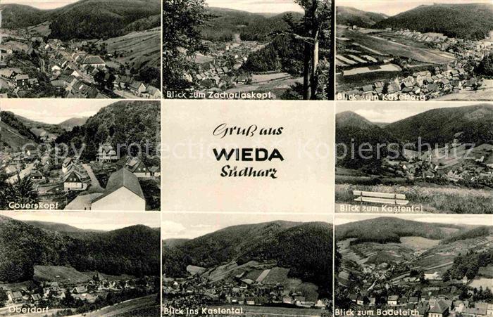 Wieda Kastental Oberdorf Gouerskopf Zachariaskopf